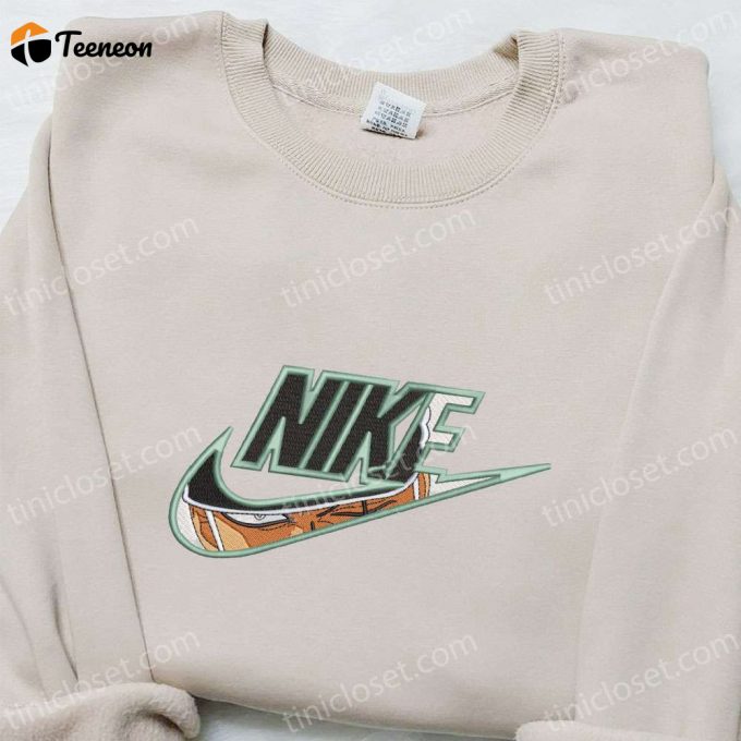 Roronoa Zoro X Nike Anime Embroidered Sweatshirt: B Gift For Men Women One Piece Shirt Perfect Family Gift – Birthday Ideas!