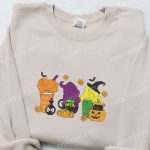 Sanderson Sisters Latte Embroidered Shirt & Hocus Pocus Hoodie – B Gift for Men Women Gift Ideas