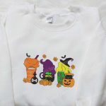 Sanderson Sisters Latte Embroidered Shirt & Hocus Pocus Hoodie – B Gift for Men Women Gift Ideas