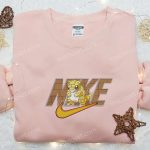 Sandshrew x Nike Embroidered Sweatshirt: Pokemon Hoodie & Anime Shirt