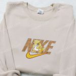 Sandshrew x Nike Embroidered Sweatshirt: Pokemon Hoodie & Anime Shirt