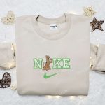 Scooby Doo x Nike Cartoon Embroidered Hoodie & Shirt: B Gift for Men Women Family Gift Ideas