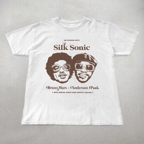 Silk Sonic Shirt: Exclusive Bruno Mars & Anderson Paak Tee – Stylish & Unique Music Merch