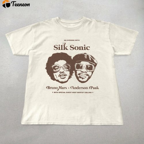 Silk Sonic Shirt: Exclusive Bruno Mars & Anderson Paak Tee – Stylish & Unique Music Merch