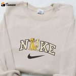 Simba and Nala x Nike Cartoon Embroidered Sweatshirt – Disney Characters Custom Shirt