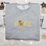 Simba King x Nike Cartoon Embroidered Sweatshirt: B Gift for Men Women Nike Inspired Shirt Perfect Family Gift Idea