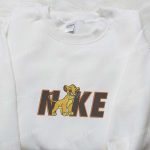 Simba Smile x Nike Embroidered Sweatshirt – The Lion King Shirt B Gift for Men Women Gift for All Occasions