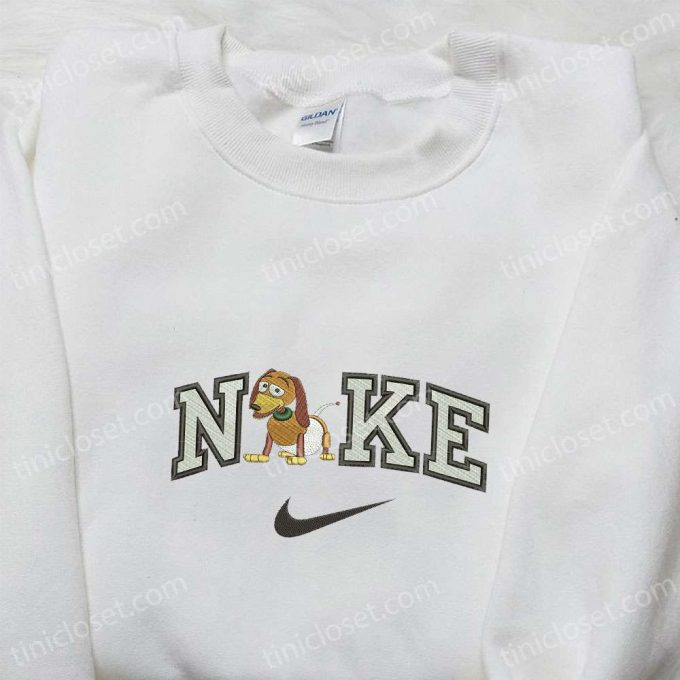 Slinky Dog X Nike Embroidered Sweatshirt: Toy Story Disney Plus Shirt – B Gift For Men Women Gift Ideas For All Occasions