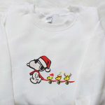 Snoopy & Woodstock Christmas Shirt & Peanuts Hoodie: B Gift for Men Women Family Gifts