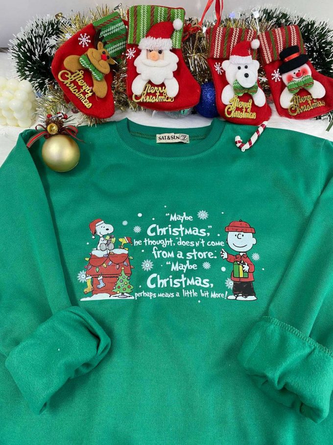 Spread Holiday Cheer With Snoopy Christmas Sweatshirt – Festive &Amp; Cozy Apparel For All Ages!