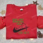 Snoopy Just Do It x Nike Embroidered Tshirt – Nike Inspired Shirt Perfect Family Gift