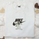 Snoopy Swag x Nike Cartoon Embroidered Hoodie & Disney Characters Shirt: B Gift for Men Women Family Gift Ideas