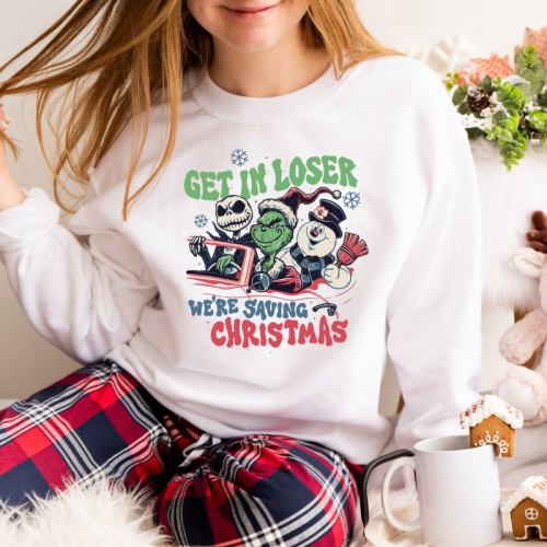 Festive Snowman Jack Skellington Grinch s Xmas Shirt – Spread Holiday Cheer!