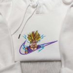 Super Saiyan Son Gohan Sweatshirt: Custom Nike Swoosh Embroidered Dragon Ball Hoodie