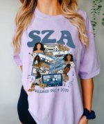 SOS Album SZA Music RnB Singer Rapper Shirt: Trendy Merchandise for Fans & Music Lovers