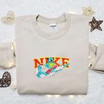 Squirtle Surfing x Nike Embroidered Sweatshirt Pokemon Anime Shirt – The Perfect Gift!