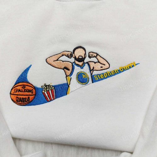 Stephen Curry Embroidery Sweatshirt: Nike Custom Hoodie for Golden State Warriors Fans