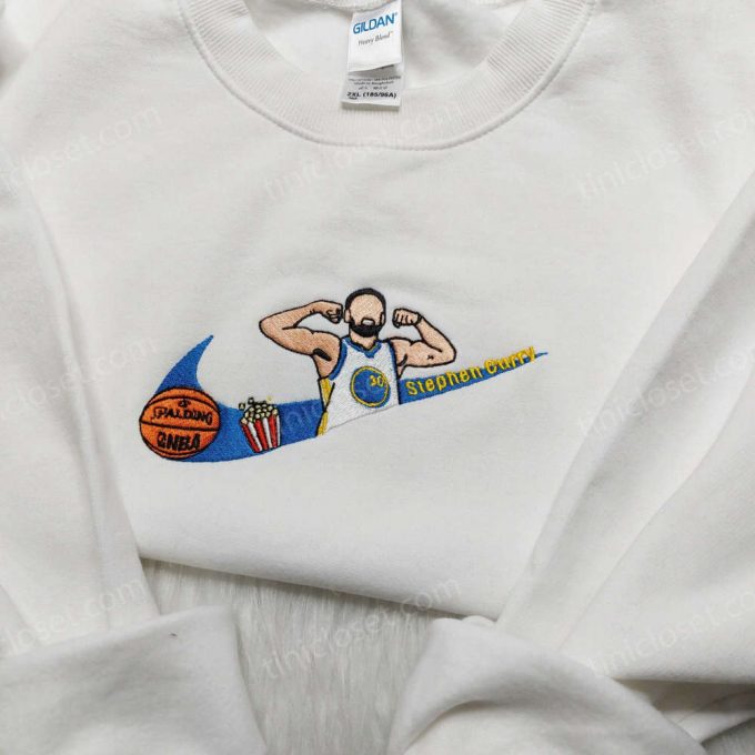 Stephen Curry Embroidery Sweatshirt: Nike Custom Hoodie For Golden State Warriors Fans