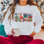 Get Festive with Our Stitch Coffee Cup Christmas Sweatshirt – Perfect for Cozy Holiday Vibes!