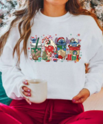 Get Festive with Our Stitch Coffee Cup Christmas Sweatshirt – Perfect for Cozy Holiday Vibes!