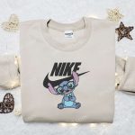 Stitch Disney x Nike Cartoon Hoodie & Characters Shirt – B Gift for Men Women Family Gift Ideas