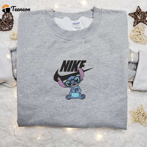 Stitch Disney x Nike Cartoon Hoodie & Characters Shirt – B Gift for Men Women Family Gift Ideas