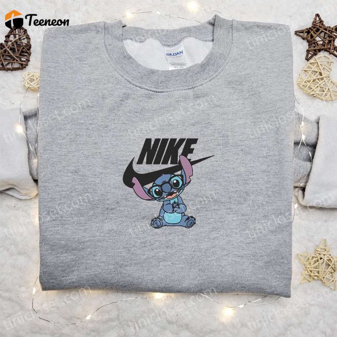 Stitch Disney X Nike Cartoon Hoodie &Amp;Amp; Characters Shirt – B Gift For Men Women Family Gift Ideas