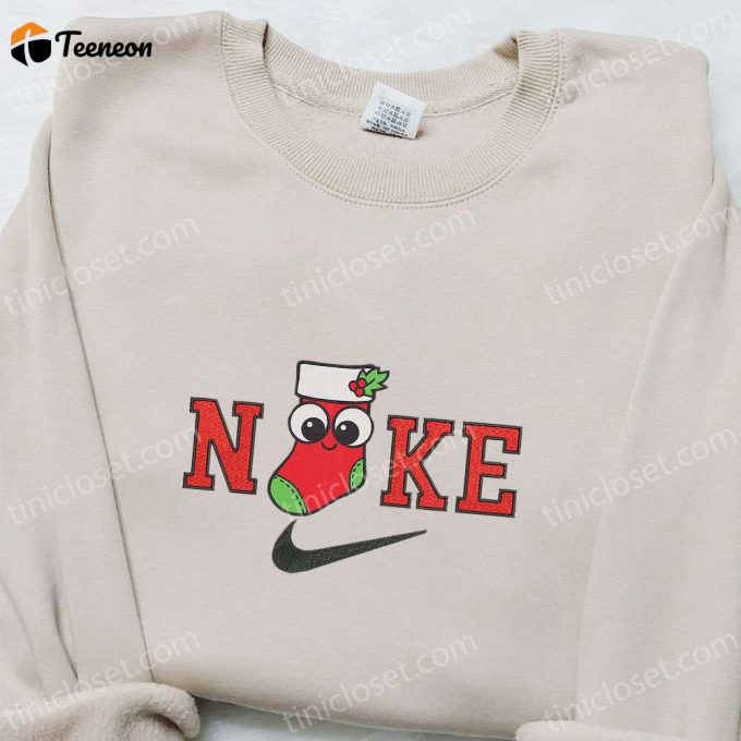 Nike Christmas Embroidered Sweatshirt &Amp;Amp; Shirt: Perfect Stocking Gift Ideas For Christmas