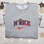 Super Mario x Nike Embroidered Sweatshirt: B Gift for Men Women Nike Inspired Shirt for Family Perfect Gift Idea