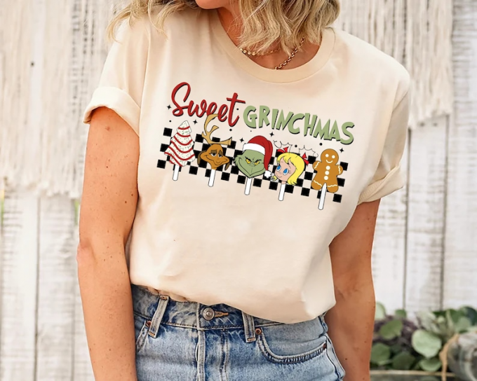 Spread Holiday Cheer With Our Sweet Grinchmas Shirt – Festive Fun And Stylish!