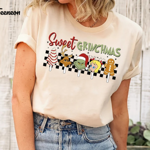 Spread Holiday Cheer with Sweet Grinchmas Shirt: Festive and Stylish Apparel for Christmas Celebrations