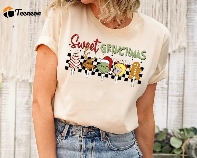 Spread Holiday Cheer With Sweet Grinchmas Shirt: Festive And Stylish Apparel For Christmas Celebrations