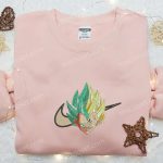 Swoosh Anime x Vegeta Embroidered Hoodie – Cool Anime Clothing Perfect Family Gift