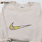 Swoosh Anime x Vinsmoke Sanji Embroidered Hoodie: Cool Anime Clothing B Gift for Men Women Family Gift