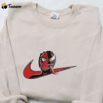 Swoosh Movie x Venom Spider-Man Embroidered Hoodie: Marvel Comics B Gift for Men Women Gift for Family