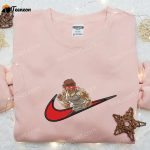 Swoosh x Baki Hanma Anime Hoodie & Nike Inspired Embroidered Shirts: Baki the Grappler Merchandise