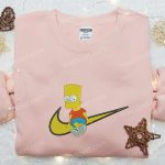 Swoosh x Bart Simpson Cartoon Hoodie – B Gift for Men Women Cartoon Clothing Gift for Family