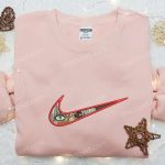 Swoosh x Kan Kaneki Embroidered Sweatshirt: Nike Inspired Cool Anime Clothing