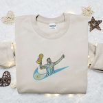 Swoosh x M Gift for Men Women World Cup Embroidered Sweatshirt: Celebrity Shirt Perfect Gift for All Occasions