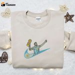 Swoosh x M Gift for Men Women World Cup Embroidered Sweatshirt: Celebrity Shirt Perfect Gift for All Occasions