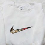 Swoosh x Monkey D Luffy Embroidered Sweatshirt: One Piece Shirt Perfect Family Gift