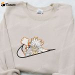 Swoosh x Monkey D Luffy Gear 5 Embroidered Sweatshirt – One Piece Shirt Perfect Family Gift