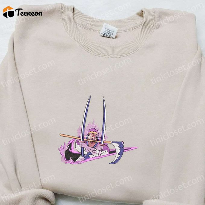 Swoosh X Roronoa Zoro Anime Sweatshirt: Nike Inspired Embroidered Shirt Ideal Birthday Gift For Family