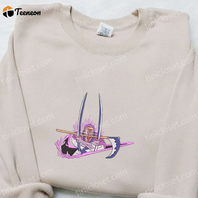 Swoosh X Roronoa Zoro Embroidered Sweatshirt – B Gift For Men Women One Piece Shirt Ideal Family Gift