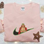 Swoosh x Roronoa Zoro King Embroidered Sweatshirt: One Piece Shirt B Gift for Men Women Family Gift