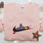 Swoosh x Spider-Man Movie Embroidered Shirt – Marvel Comics T-shirt: Perfect Family Gift Idea!