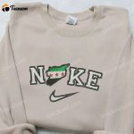 Syria Map x Nike Embroidered Sweatshirt National Flag & Inspired Shirts