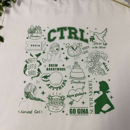 SZA Ctrl Album Full Tracklist Shirt: Stylish & Collectible Merch for Fans!