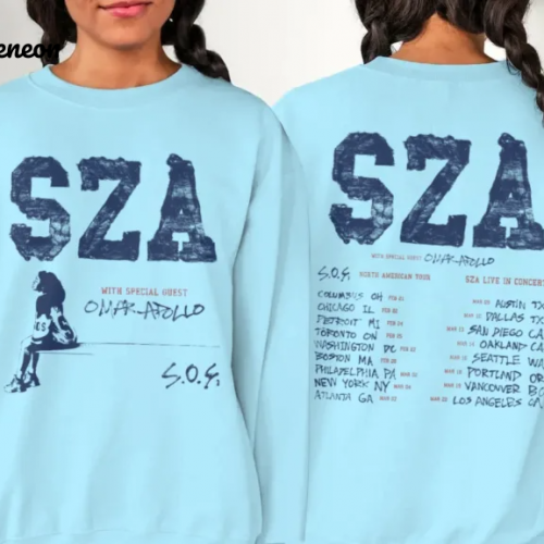 SZA Concert 2023 Shirt: Exclusive Merchandise for True Fans!