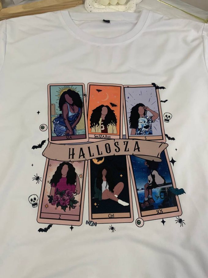 Sza Horror Tarot Card Shirt: Unleash Your Dark Side With This Spooky &Amp; Stylish Tee!